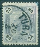 [Emperor Franz Josef I, 1830-1916 - Black Numerals on White Background, τύπος P1]
