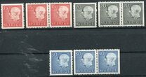[King Gustaf VI Adolf of Sweden - White Numerals, with Imprint, тып FA]