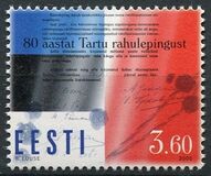 [The 80th Anniversary of the Tartu Peace Treaty, type HO]