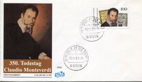 [The 350th Anniversary of the Death of Claudio Monteverdi, Composer, type BDV]
