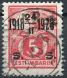 [Stamps of 1922-1925 Surcharged in Red or Black, type AB1]