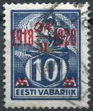 [Stamps of 1922-1925 Surcharged in Red or Black, type AB2]