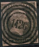 [King Friedrich Wilhelm IV - Hatched Background, Engraved, type A3]