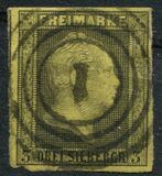 [King Friedrich Wilhelm IV - Hatched Background, Engraved, type A5]