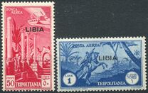 [P.A.-francobolli della Tripolitania sopr. "Libia", Scrivi T]