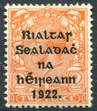 [Great Britain Stamps Overprinted in Bluish Black or Red - Overprint 14½ x 16mm, प्रकार C7]