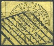 [Coat of Arms - Black Print on Colored Paper, type E1]