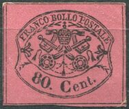 [Coat of Arms - Black Print on Colored Glazed Paper, Tipi R]