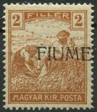 [Overprinted Postage Stamps from Hungary, type C]