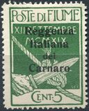 [Fiume Military Post Stamps Surcharged, Typ A1]