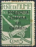 [Fiume Military Post Stamps Surcharged, Typ A1]