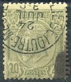 [King Leopold II (1835-1909) - (Engraved by: Louis-Eugène Mouchon), type U1]