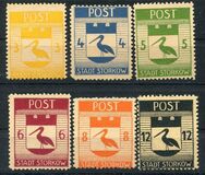 [Joint Allied Occupation Zones Stamps Handstamped, type A]