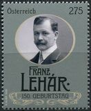 [The 150th Anniversary of the Birth of Franz Lehár, 1870-1948, type DTH]