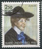 [EUROPA STAMPS - Famous Women - Marie Under, type EU]