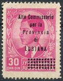 [Yugoslavia Postage Stamps of 1939 Overprinted "R.Commissariato Civile Territori Sloveni occupati Lubiana", Tüüp D14]