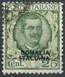 [Italian Postage Stamps Overprinted "SOMALIA ITALIANA", type T4]
