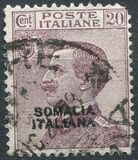 [Italian Postage Stamps Overprinted "SOMALIA ITALIANA", type T3]