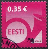 [Post Horn - Self Adhesive Stamp, tip QE15]