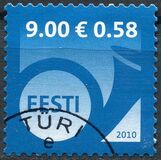 [Post Horn - Self Adhesive Stamp, type QE4]
