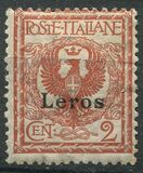 [Italian Stamps Overprinted "Leros", type A]