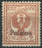 [Italian Stamps Overprinted "Patmos", tyyppi A]