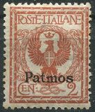 [Italian Stamps Overprinted "Patmos", tyyppi A]