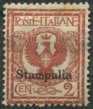 [Italian Stamps Overprinted "Stampalia", type A]