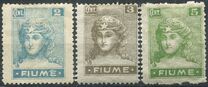 [New Daily Stamps - Inscription "FIUME", 유형 Y]