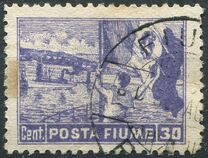 [As Previous Editions with the Inscription "POSTA FIUME", type AH]