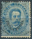 [King Umberto I - Italian Postage Stamps Overprinted "Colonia Eritrea", 类型 B2]