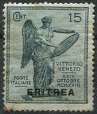 [Italian Postage Stamps Overprinted "ERITREA", type Q2]
