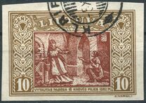 [Lietuvos vaikas - Lithuanian Child. Also as Imperforated with same price, type CG1]
