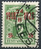 [Stamps of 1922-1925 Surcharged in Red or Black, type AB]