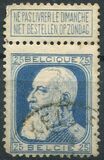 [King Leopold II. New issue, type AI]