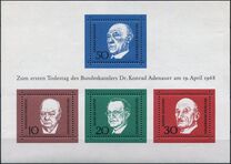 [The Memorial Edition of Konrad Adenauer, típus NI]