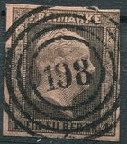 [King Friedrich Wilhelm IV - Hatched Background, Engraved, type A3]