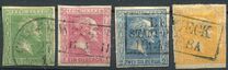 [King Friedrich Wilhelm IV - Hatched Background. Thin White Paper, प्रकार A7]