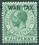 [Definitive 1918 - King George V (# 64 overprinted WAR TAX), type L]