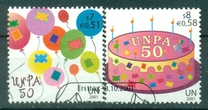 [The 50th Anniversary of the United Nations Postal Administration UNPA, type MA]