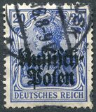 [German Empire Postage Stamps Overprinted "Russisch- Polen", type A3]