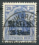 [German Empire Postage Stamps Surcharged & Overprinted "M.V.i.R.", type B2]