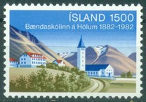 [The 100th Anniversary of the Agricultural College of Hólar, type MW]