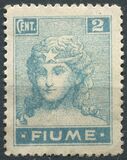 [New Daily Stamps - Inscription "FIUME", 유형 Y]