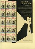 [Festival de cine de Málaga. Sello adhesivo transparente., tipo GOW]