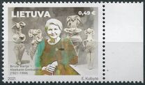 [The 100th Anniversary of the Birth of Birute-Marija Alseikaite-Gimbuteine, 1921-1994, type AME]