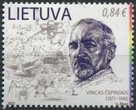[The 150th Anniversary of the Birth of Vincas Čepinskis, 1871-1940, type AMK]