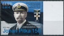 [The 150th Anniversary of the Birth of Johan Pitka, 1872-1944, type BEV]