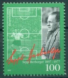 [The 100th Anniversary of the Birth of Sepp Herberger, Football coach and Player, type BLF]