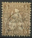 [Helvetia - New Design - Value in Corners - White Paper, type K2]